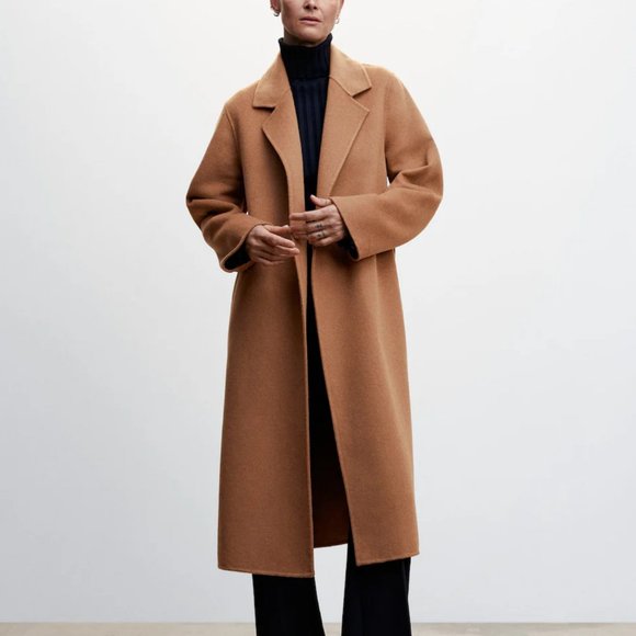 Mango Jackets & Coats Mango Belt Handmade Coat Poshmark